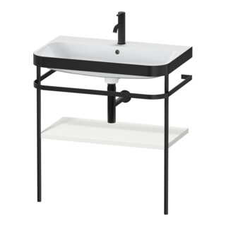 Duravit Meuble lavabo Happy D.2 Plus 77,5x49 cm, 1 T, blanc mat, avec console