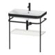 Duravit Meuble lavabo Happy D.2 Plus 77,5x49 cm, 1 T, blanc mat, avec console-1