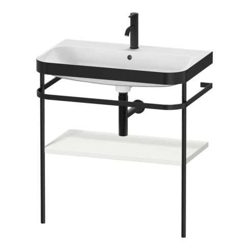 Duravit Meuble lavabo Happy D.2 Plus 77,5x49 cm, 1 T, blanc mat, avec console