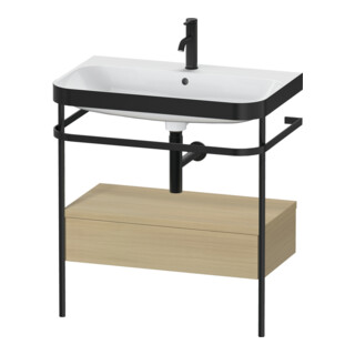 Duravit Meuble lavabo Happy D.2 Plus 77,5x49 cm, 1 TLG, Me E, avec console, 1 tiroir