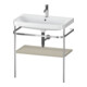 Duravit Meuble lavabo Happy D.2 Plus 77,5x49 cm, 1 trou, Tau mat, avec console-1