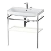 Duravit Meuble lavabo Happy D.2 Plus 77,5x49 cm, 2 trous, blanc mat, avec console