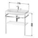 Duravit Meuble lavabo Happy D.2 Plus 77,5x49 cm, 2 trous, blanc mat, avec console-4