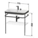 Duravit Meuble lavabo Happy D.2 Plus 77,5x49 cm, 2 trous, graphite mat, avec console-4