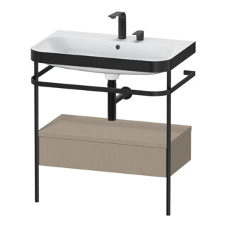 Duravit Meuble lavabo Happy D.2 Plus 77,5x49 cm, 2 trous, sans console, 1 tiroir
