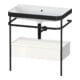 Duravit Meuble lavabo Happy D.2 Plus 77,5x49 cm, sans trop-plein, blanc, avec console, 1 tiroir-1