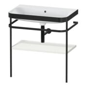 Duravit Meuble lavabo Happy D.2 Plus 77,5x49 cm, sans trop-plein, blanc mat, avec console
