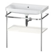 Duravit Meuble lavabo Happy D.2 Plus 77,5x49 cm, sans trou robinet, blanc brillant, avec console