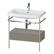 Duravit Meuble lavabo Happy D.2 Plus 77,5x49cm, 1 T, st-g m, avec console, 1 tiroir