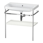 Duravit Meuble lavabo Happy D.2 Plus 77,5x49cm, sans trop-plein, blanc mat, avec console