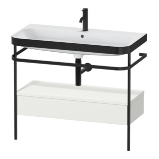 Duravit Meuble lavabo Happy D.2 Plus 97,5x49 cm, 1 mitigeur, sans miroir, avec console, 1 tiroir