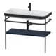 Duravit Meuble lavabo Happy D.2 Plus 97,5x49 cm, 1 T, bleu mat, avec console-1