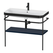 Duravit Meuble lavabo Happy D.2 Plus 97,5x49 cm, 1 T, bleu mat, avec console