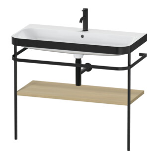 Duravit Meuble lavabo Happy D.2 Plus 97,5x49 cm, 1 trou, méditerranée, avec console