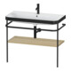 Duravit Meuble lavabo Happy D.2 Plus 97,5x49 cm, 1 trou, méditerranée, avec console-1