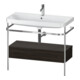 Duravit Meuble lavabo Happy D.2 Plus 97,5x49 cm, 1 trou robinet, blanc, avec console, 1 tiroir-1