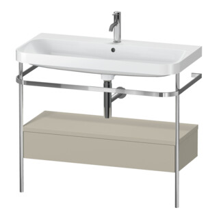 Duravit Meuble lavabo Happy D.2 Plus 97,5x49 cm, 1 trou, T avec console, 1 tiroir