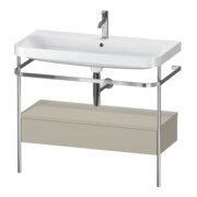 Duravit Meuble lavabo Happy D.2 Plus 97,5x49 cm, 1 trou, T avec console, 1 tiroir