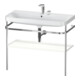 Duravit Meuble lavabo Happy D.2 Plus 97,5x49 cm, 2 trous, blanc mat, avec console-1