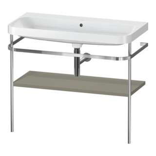 Duravit Meuble lavabo Happy D.2 Plus 97,5x49 cm, sans trop-plein, surface mate, avec console