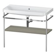 Duravit Meuble lavabo Happy D.2 Plus 97,5x49 cm, sans trop-plein, surface mate, avec console
