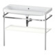 Duravit Meuble lavabo Happy D.2 Plus 97,5x49 cm, sans trou robinet, blanc mat, avec console-1