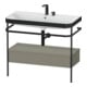 Duravit Meuble lavabo Happy D.2 Plus 97,5x49cm, 2 tiroirs, avec console, 1 porte-1