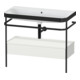 Duravit Meuble lavabo Happy D.2 Plus 97,5x49cm, sans trou, avec console, 1 tiroir-1