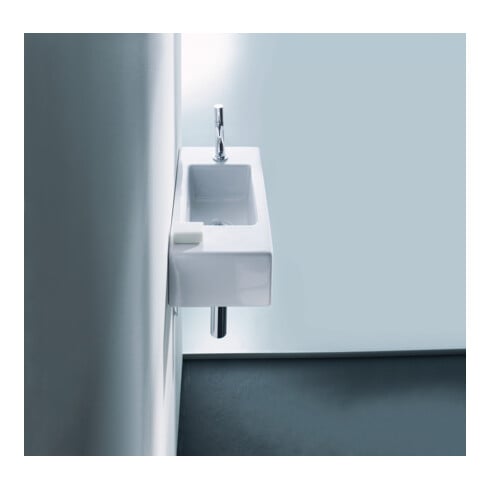 Duravit Meuble lavabo main Vero 50x25 cm, avec trop-plein, HLP, HLP droite, blanc