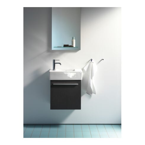 Duravit Meuble lavabo main Vero 50x25 cm, avec trop-plein, HLP, HLP droite, blanc