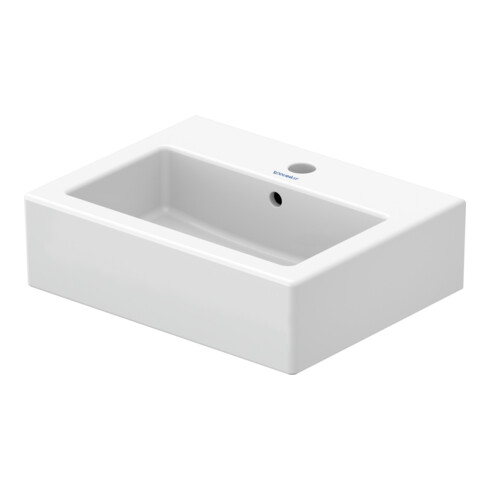 Duravit Meuble lavabo mural Vero 45x35 cm, fermé, avec trop-plein, blanc