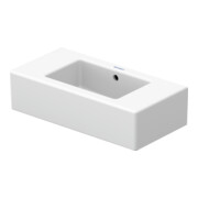 Duravit Meuble lavabo Vero 50x25 cm, avec trop-plein, 2 trous prévus, blanc