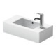 Duravit Meuble lavabo Vero 50x25 cm, avec trop-plein, 2 trous prévus, blanc