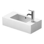 Duravit Meuble lavabo Vero 50x25 cm, avec trop-plein, 2 trous prévus, blanc-5