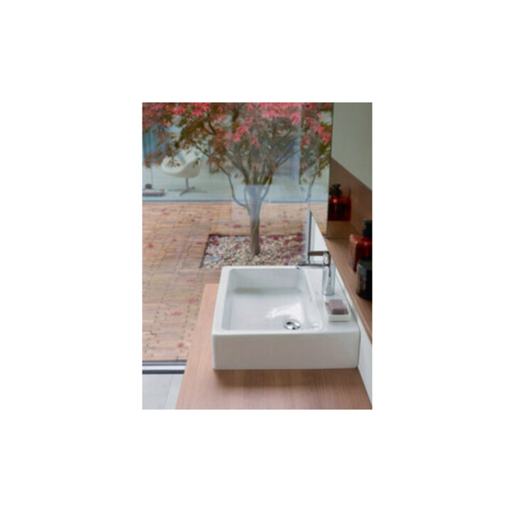 Duravit Meuble lavabo Vero 60x47 cm, blanc, avec trop-plein et perçage robinet