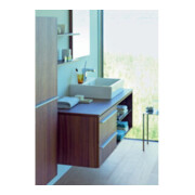 Duravit Meuble lavabo Vero 60x47 cm, blanc, avec trop-plein et perçage robinet-2