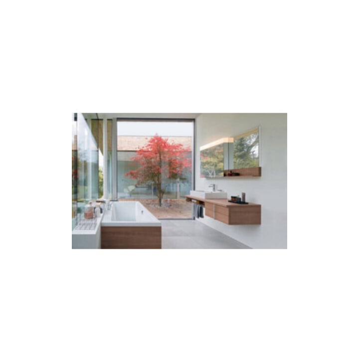 Duravit Meuble lavabo Vero 60x47 cm, blanc, avec trop-plein et perçage robinet