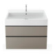 Duravit Meuble-lavabo Vero Air 100x47 cm, blanc, sans trop-plein, avec percement robinet-1