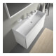 Duravit Meuble lavabo Vero Air 120x47 cm, blanc, m HL, ÜL, plan vasque avec trou robinet
