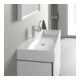 Duravit Meuble lavabo Vero Air 120x47 cm, blanc, m HL, ÜL, plan vasque avec trou robinet