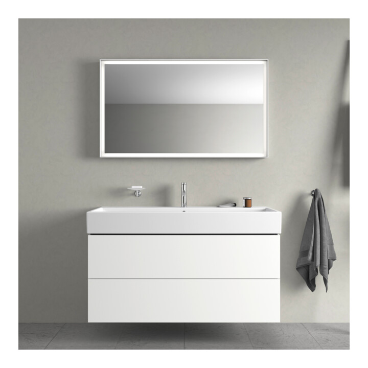 Duravit Meuble lavabo Vero Air 120x47 cm, blanc, m HL, ÜL, plan vasque avec trou robinet