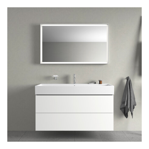 Duravit Meuble lavabo Vero Air 120x47 cm, blanc, m HL, ÜL, plan vasque avec trou robinet