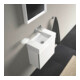 Duravit Meuble lavabo Vero Air 50x25 cm, sans trop-plein, avec SBL, sans perçage robinet, blanc-5