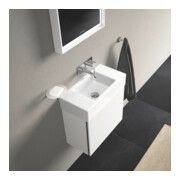 Duravit Meuble lavabo Vero Air 50x25 cm, sans trop-plein, avec SBL, sans perçage robinet, blanc-5