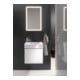 Duravit Meuble-lavabo Vero Air 50x25 cm, sans trop-plein, avec vidage, vidage à gauche, blanc-4