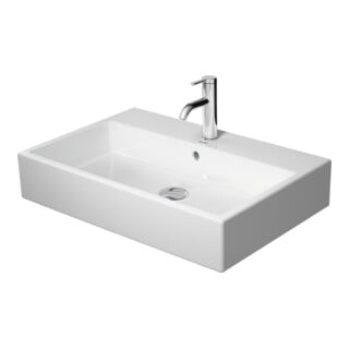 Duravit Meuble lavabo Vero Air 70x47 cm, blanc, sans trop-plein, avec plage robinetterie