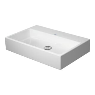 Duravit Meuble lavabo Vero Air 70x47 cm, blanc, sans trop-plein, avec plan vasque à trou de robinetterie