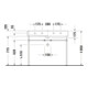 Duravit Meuble lavabo Vero avec trou robinet, 100x47 cm, blanc-5