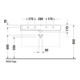 Duravit Meuble lavabo Vero avec trou robinet, 100x47 cm, blanc