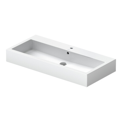 Duravit Meuble lavabo Vero avec trou robinet, 100x47 cm, blanc